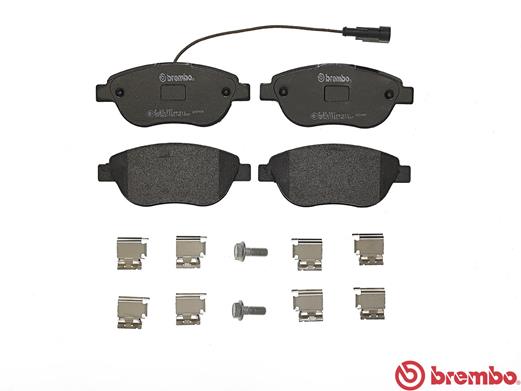 A.B.S. P 23 087 BREMBO Bremsbelagsatz, Scheibenbremse